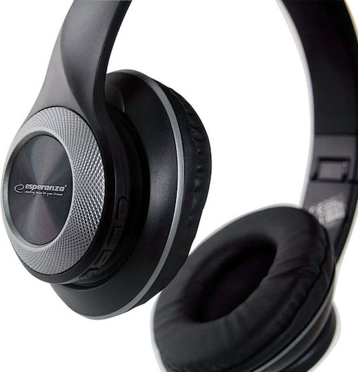 Esperanza Skald Fără fir Bluetooth On Ear Căști Negre