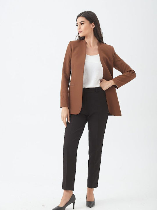 Kannelis Damen Blazer Coffee
