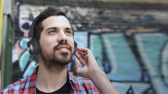 Kruger & Matz Wave BT Fără fir Bluetooth On Ear Căști cu Radio cu 5 ore de Funcționare Negre