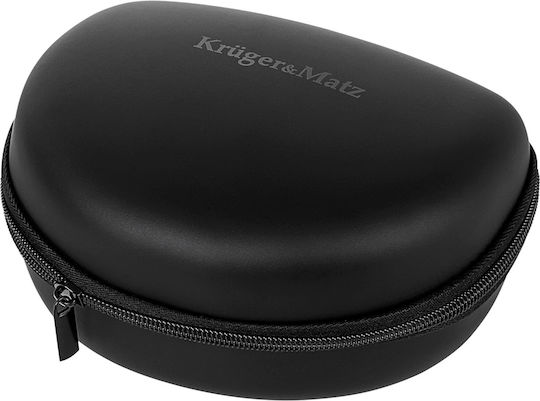 Kruger & Matz F7A Ασύρματα / Ενσύρματα Over Ear Ακουστικά με 16 ώρες Λειτουργίας Μαύρα