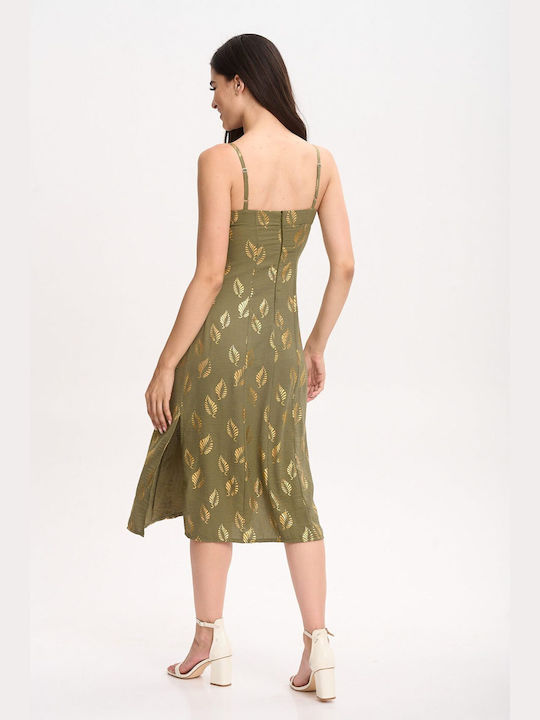 Lipsy London Dress Khaki