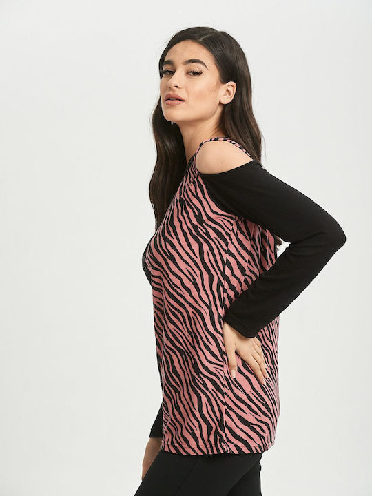 Bluze Damă Off-Shoulder Bej