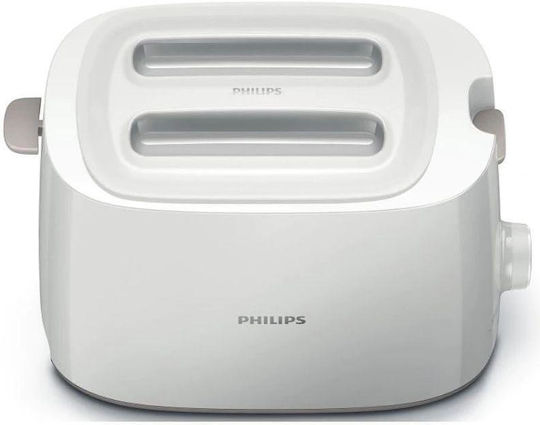 Philips Daily Collection Toaster 2 Slots 900W White