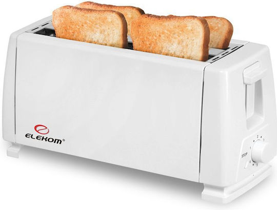 Elekom -003 Toaster 2 Schlitze 1300W
