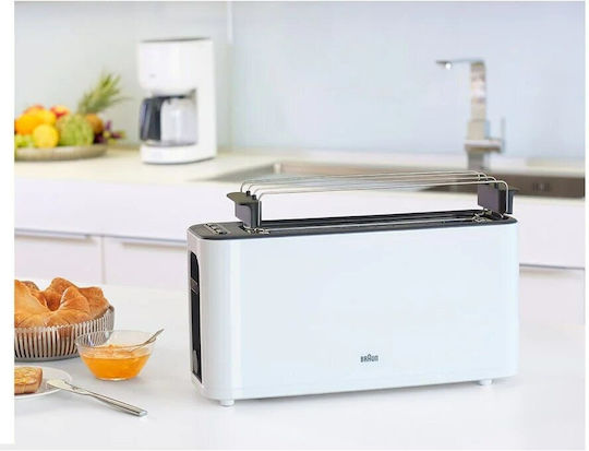 Braun HT3100 Toaster 2 Slots 1000W White