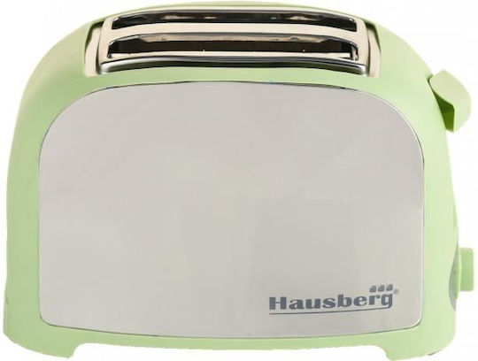 Hausberg Φρυγανιέρα 2 Θέσεων 750W Πράσινη
