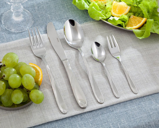 KING Hoff Besteckset Edelstahl Silber 72Stück