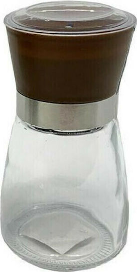 Ankor Manual Set Spice Mills made of Glass in Black Color 13.5cm 1pcs