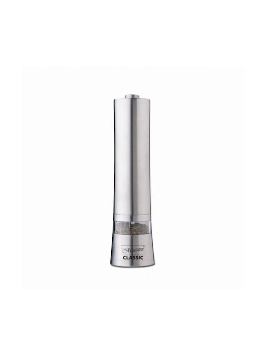 Maestro Electric Set Spice Mills made of Metal in Silver Color 1pcs