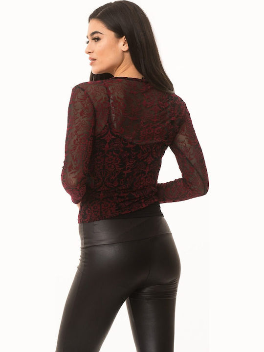 Women's Blouse Burgundy