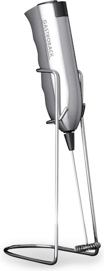 Gastroback Latte Max Φραπεδιέρα Χειρός Μπαταρίας Inox