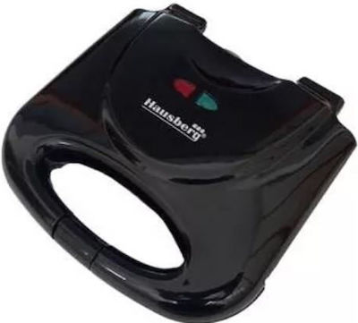 Hausberg HB-3510NG HB3510NG Sandwich Maker for for 2 Sandwiches Sandwiches 750W Black