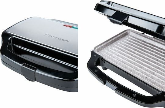 Rohnson Sandwich Maker Grill 900W Inox