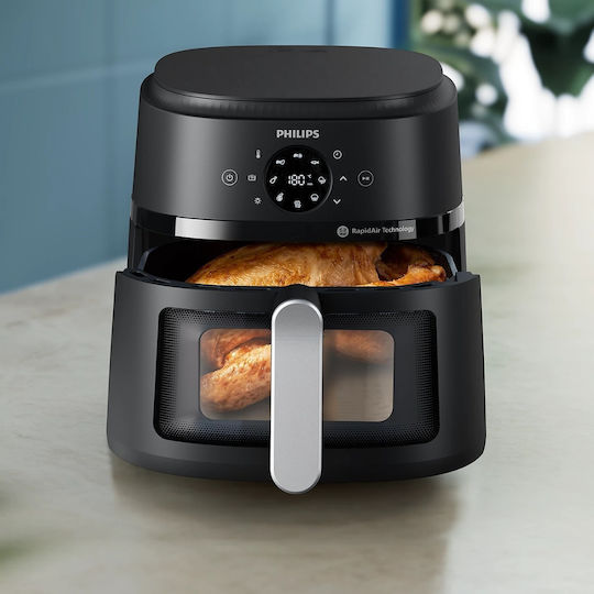 Philips 2000 Series Air Fryer 6.2lt Μαύρο