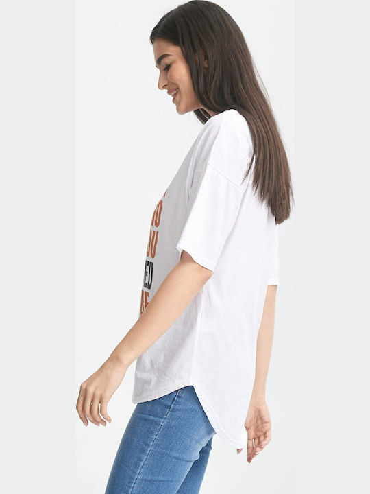 Women's Blouse Cotton Short Sleeve White