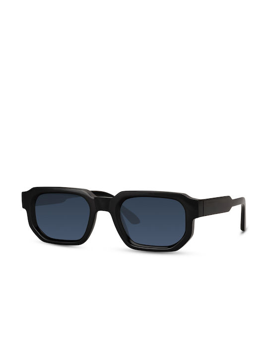 Solo-Solis Sunglasses with Black Plastic Frame and Blue Lens NDL5700