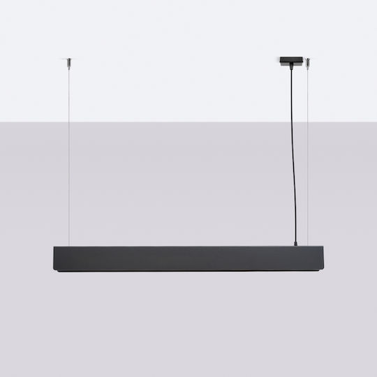 Sollux Hangl Pendant Light Black 120x8cm