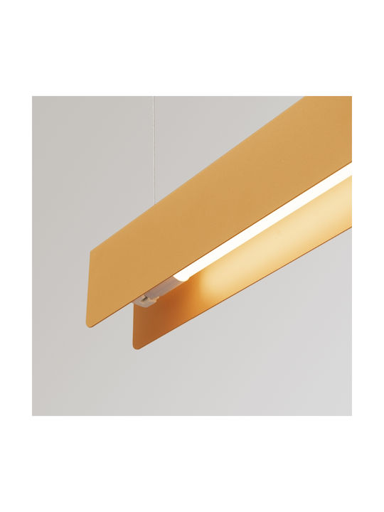 Sollux Hanglamp Hängelampe Gold 120x8cm.