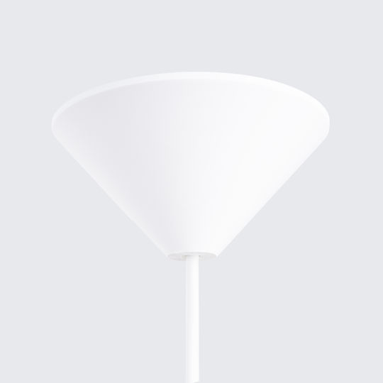 Sollux Gina Pendant Light White with Socket E27 38cm