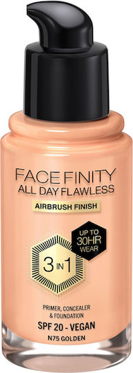 Max Factor Face Finity Лилаво/бяло SPF20 30мл