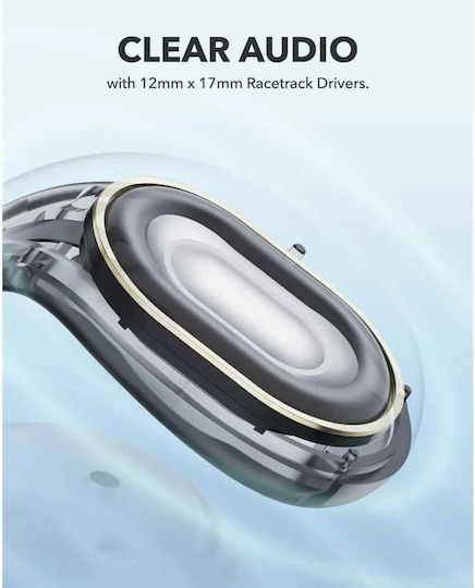 Soundcore by Anker C30i Open Ear Bluetooth Handsfree Ακουστικά με Αντοχή στον Ιδρώτα και Θήκη Φόρτισης Μαύρα