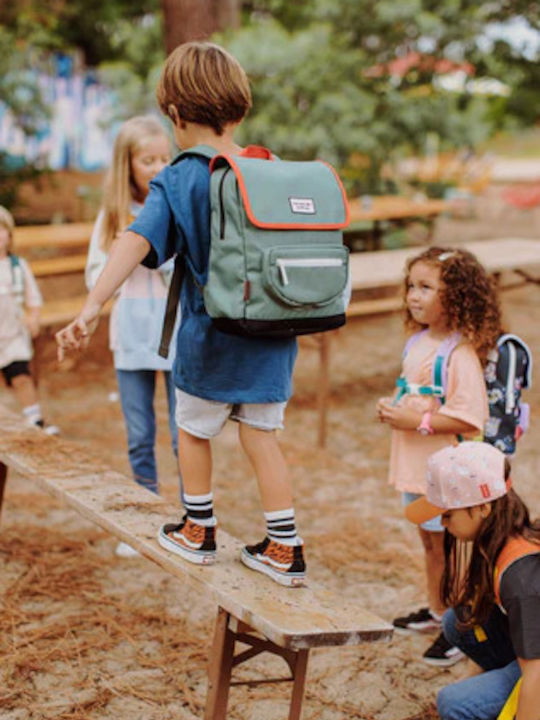Hello Hossy School Backpack Kindergarten Green 7.3 Litre 26 x 9 x 31cm