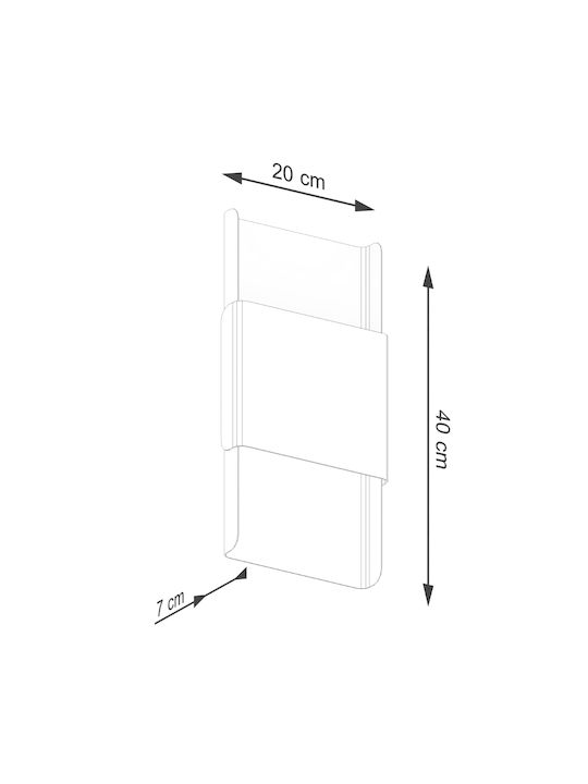 Sollux Durlin Wall Lamp White