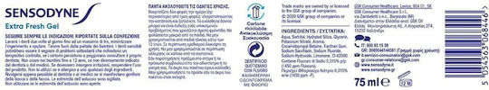 Sensodyne Extra Fresh Toothpaste for Sensitive Teeth 75ml
