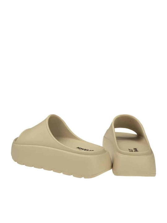 Slides cu Platformă în Culoare Bej