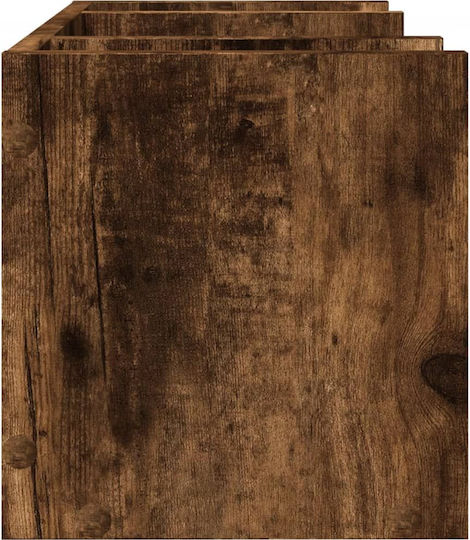 Wooden Paper Holder in Black Color 1pcs 24x25x44.5cm