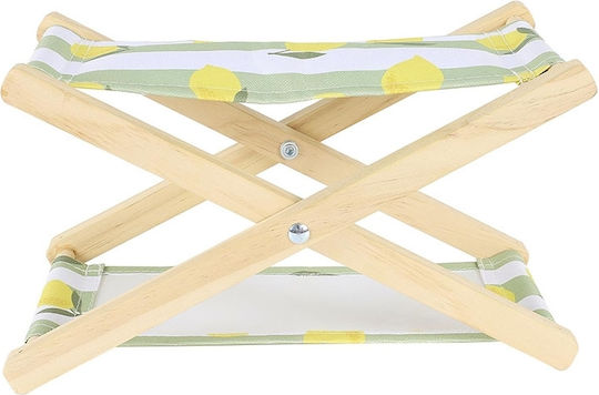 The Home Deco Factory Stool Beach Yellow 24.5x13x13.5cm