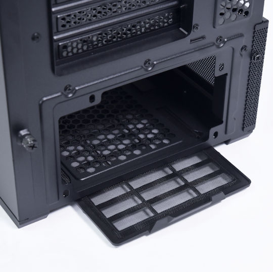 Lian Li Lancool 206 Gaming Midi Tower Computer Case with Side Window and RGB Lighting Black