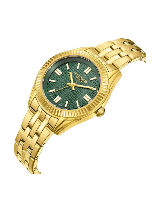 Lee Cooper Watch with Gold Metal Bracelet