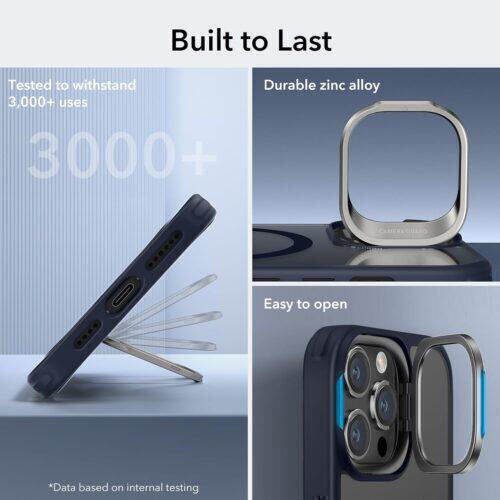 ESR Classic Hybrid Back Cover Silicon Albastru (iPhone 15 Pro)