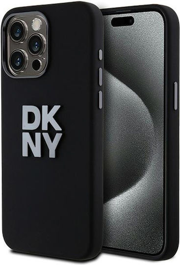 DKNY Liquid Задна корица Пластмаса / Силикон Черен (iPhone 15 Pro Max)