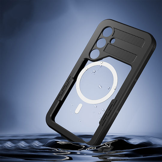 Shellbox Back Cover Σιλικόνης Αδιάβροχο Μαύρο (Galaxy S24)