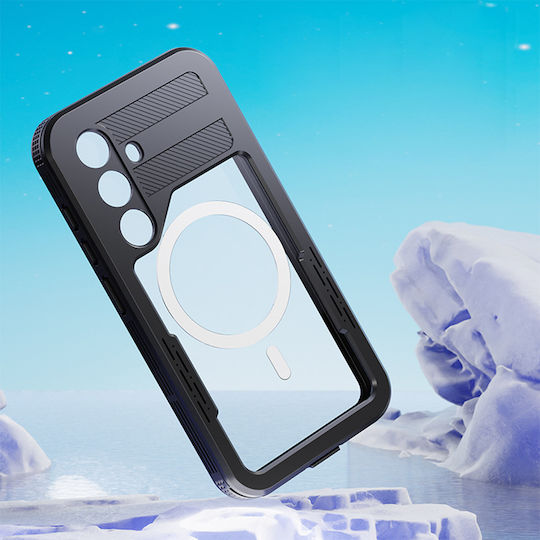 Shellbox Back Cover Σιλικόνης Αδιάβροχο Μαύρο (Galaxy S24)