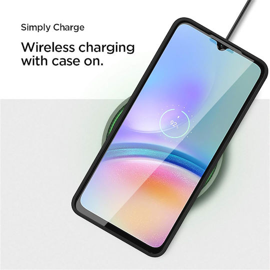Techsuit ColorVerse 360 Vollschutz Silikon Set mit gehärtetem Glas Schwarz (Galaxy A34)