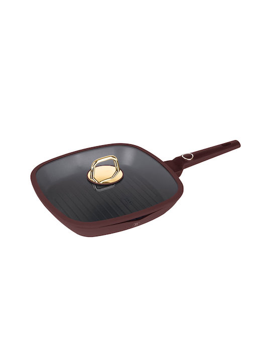 Berlinger Haus Grill With Lid made of Aluminum with Non-Stick Coating 28cm