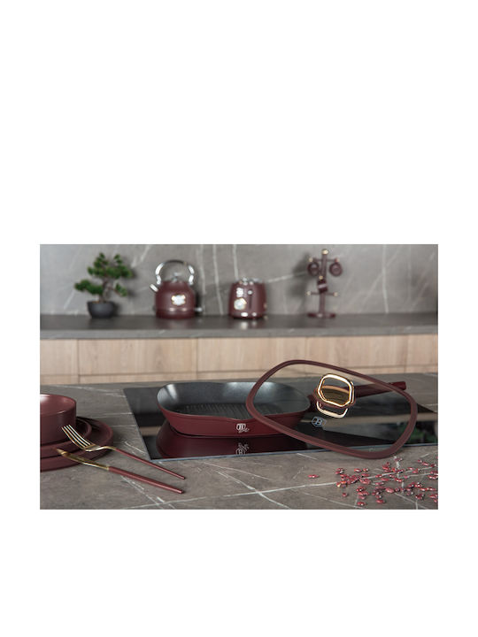 Berlinger Haus Grill With Lid made of Aluminum with Non-Stick Coating 28cm