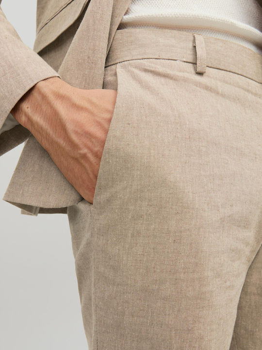 Riviera Παντελόνι σε Slim Εφαρμογή Beige