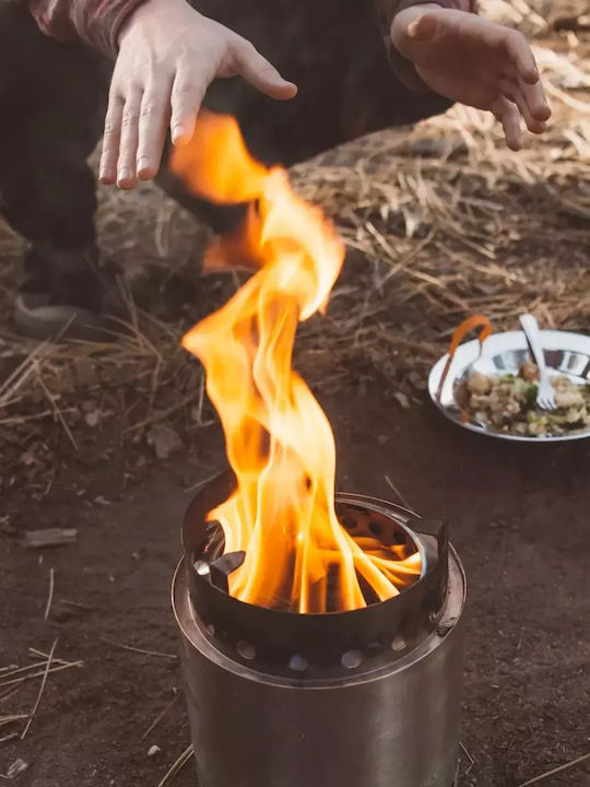 Solo Stove Τζάκι Εξωτερικού Χώρου Μεταλλικό Ασημί