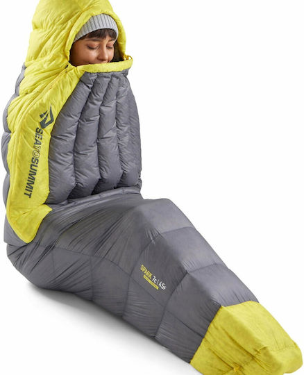 Sea to Summit Sleeping Bag Μονό 2 Εποχών Grey, Yellow