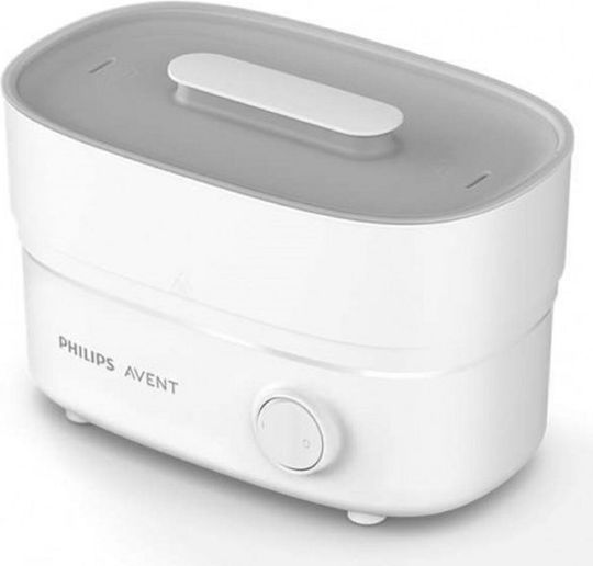 Philips Premium Ηλεκτρικός Βρεφικός Αποστειρωτής για 6 Μπιμπερό Λευκό