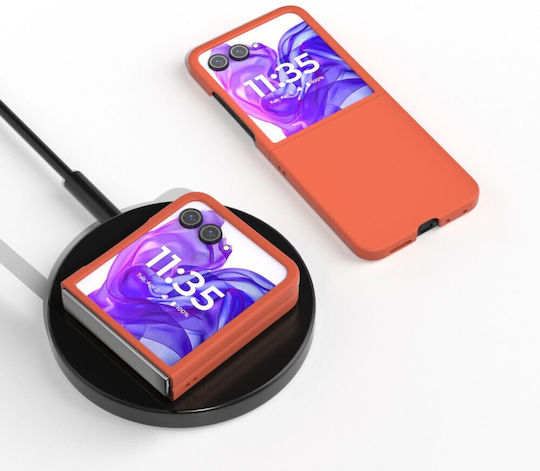 50 Ultra 5g Back Cover Πλαστικό Πορτοκαλί (Motorola Razr 50 Ultra 5G)