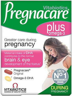 Vitabiotics Pregnacare Plus Ergänzungsmittel für die Schwangerschaft 28 Registerkarten 28 Mützen