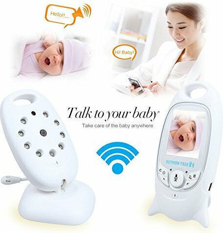 VB601 Wireless Baby Monitor with Camera & Screen 2" , Two-way Communication & Lullabies
