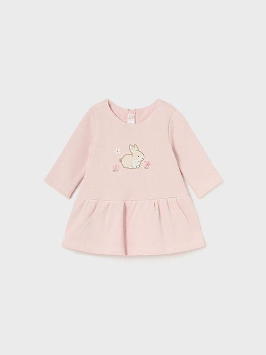 Baby Girl Bunny Pink Ribbon Hair Dress