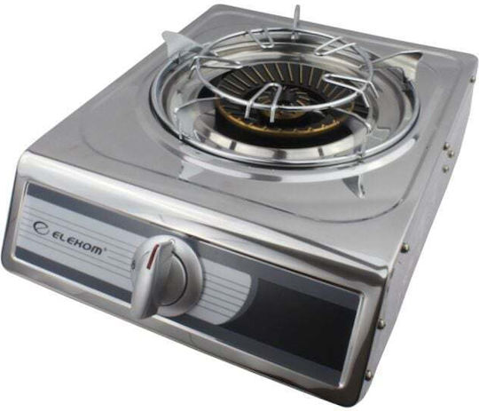 Elekom Countertop Burner Flüssiggas Single Inox