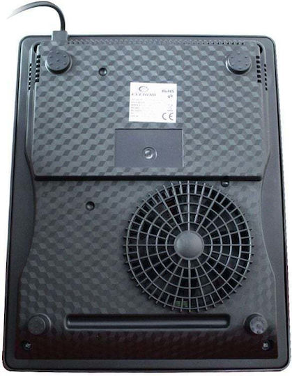 Elekom Induction Countertop Single Burner Black